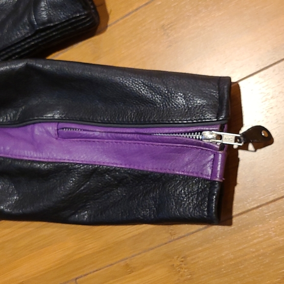 Milwaukee Leather Jacket w/Purple Accents - Picture 4 of 10